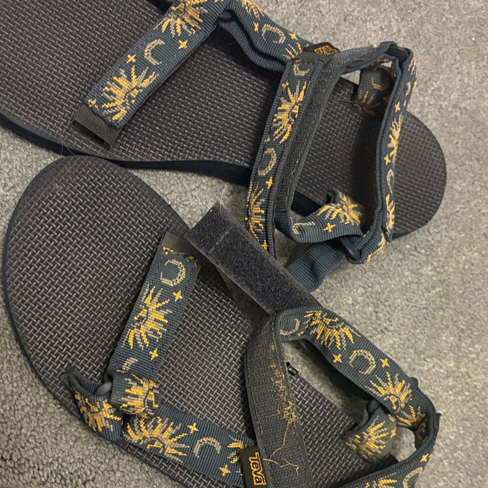 Teva Women's Sandals in Navy and Gold - Picture 4 of 5